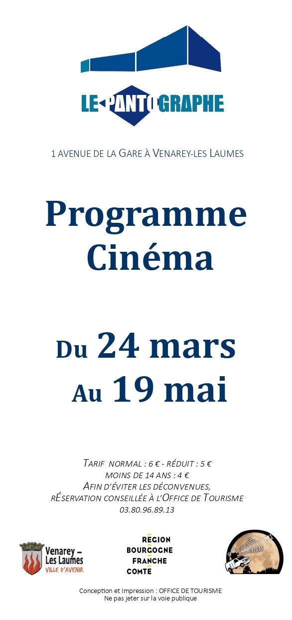 Programme Mars/Mai Cinéma & Événements