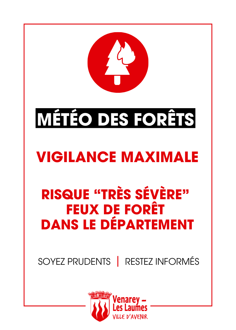 météo des forêt - risque très sévère