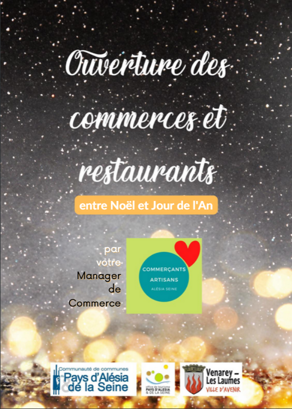 Ouverture des commerces entre Noël et le jour de l'An